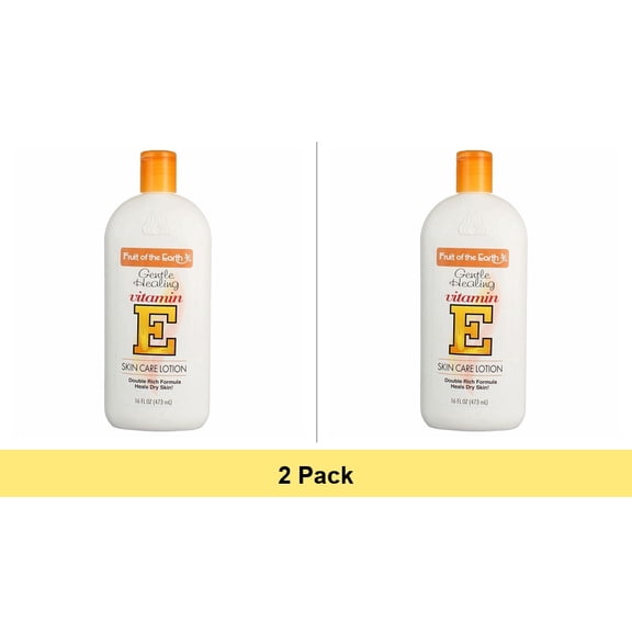 Fruit Of The Earth Vitamin E Skin Care Lotion, 16 fl oz - 2 Pack