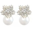 thumbnail image 1 of Boucles d'Oreilles Géométriques Flocon de Neige de Conception Simple (thsinde) - Snngv, 1 of 2