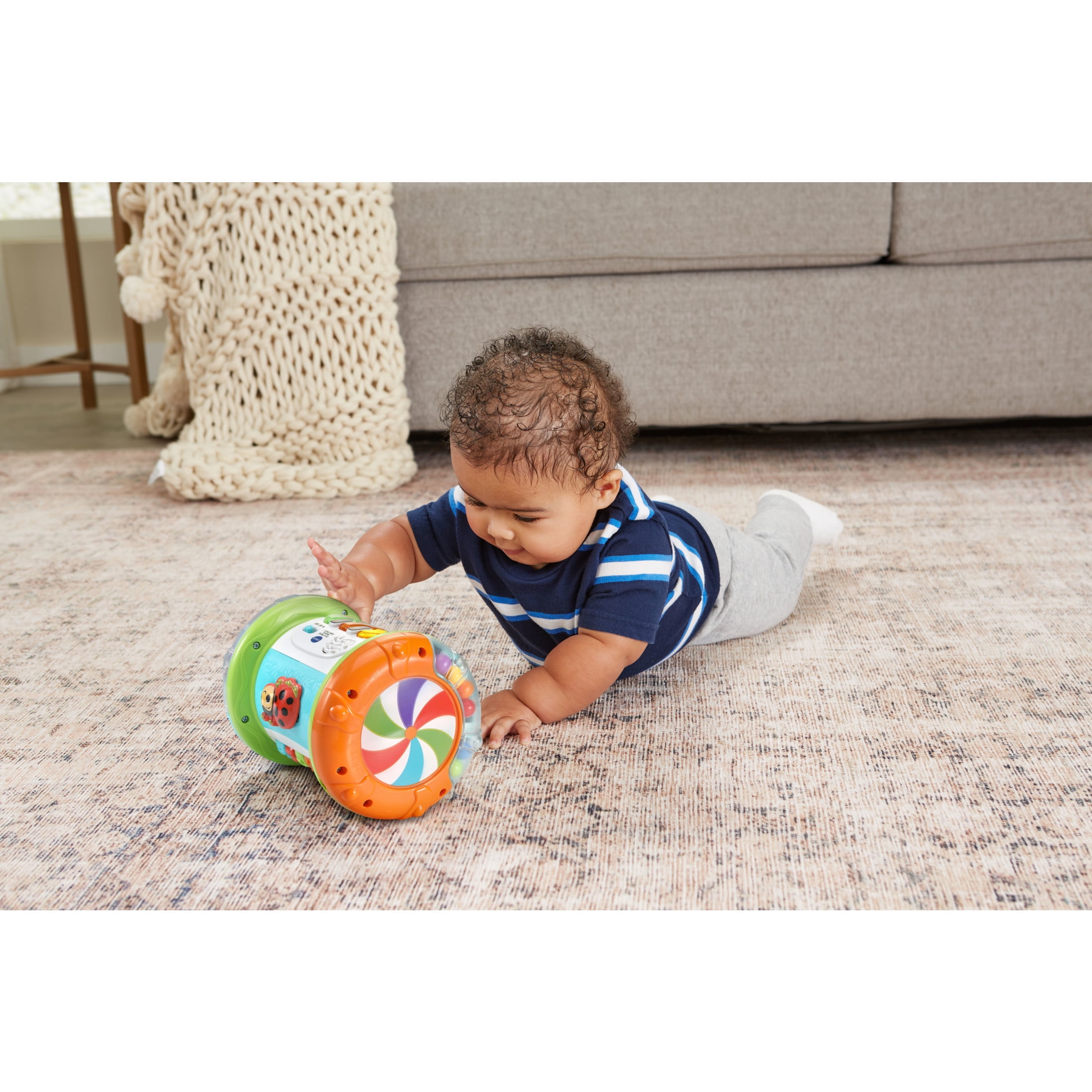 VTech Baby 2-in-1 Roll & Discover Roller Drum Baby and Toddler Toys