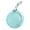 Blue 58mm, variant on PU Leather Badge Protective Case, Anime Pin Display Holder for Ita Bag, Outdoor Bag Pendant Accessories
