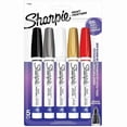 thumbnail image 1 of Sharpie Marqueurs de Peinture à Base d'Huile, Pointe Moyenne, Couleurs Assorties, Lot de 5, 1 of 5