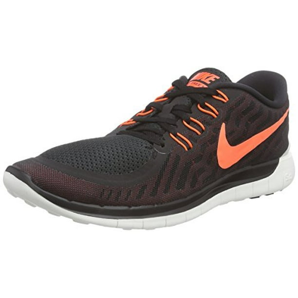 Nike Men S Nike Free 5 0 Running Shoe Black University Red White Hyper Orange Size 11 M Us Walmart Com Walmart Com