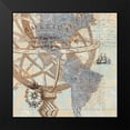 thumbnail image 2 of Tava Studios 12x12 Black Modern Framed Museum Art Print Titled - New World, 2 of 5