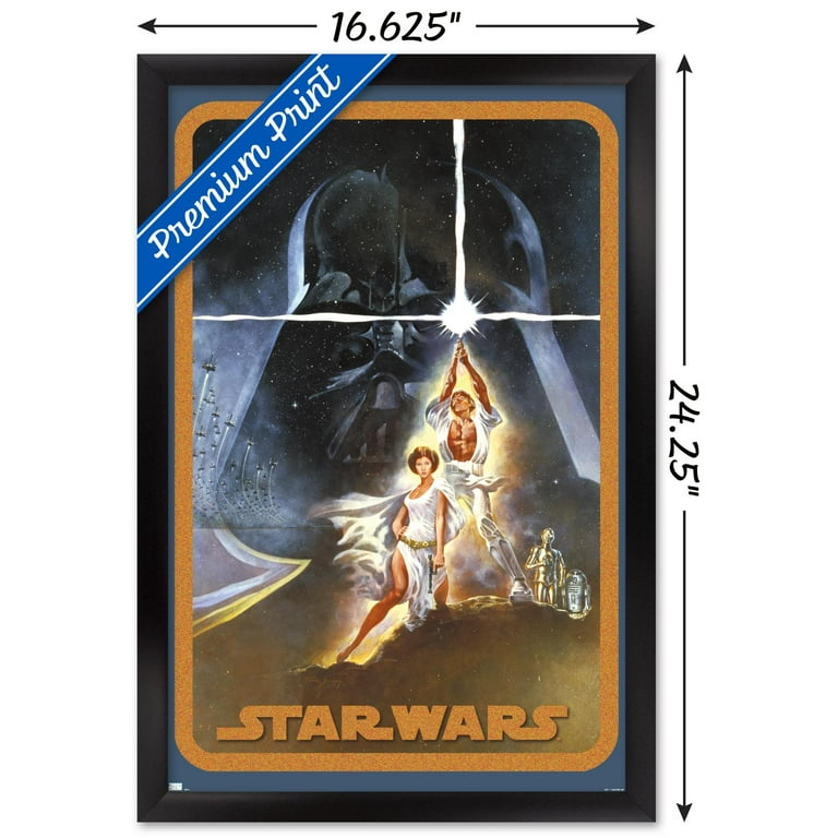 Star Wars: A New Hope - Galaxy Pose Wall Poster, 14.725