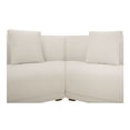 thumbnail image 5 of Moe's Home Collection Fraser Modular Sofa Fabric White, 5 of 5
