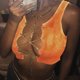 thumbnail image 1 of ICHUANYI Clearance Women Sleeveless Fashion Tie-Dyed Vest Hollow Out Strappy Sexy Tank(Orange, M) ICHUANYI WER2023081502376, 1 of 8