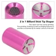 thumbnail image 4 of 2 in 1 Cue Tips Shaper, Purple Aluminum Alloy Billiard Accessory Pool Cue Tips Shaper  for Stinging, 4 of 8