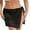 Woven Black B, variant on Women's Crochet Cover Up Skirt Tassel Knitted Split Tie Up Mini Beach Cover Up