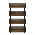 thumbnail image 5 of Pemberly Row Turn-N-Tube 4-Tier Freestanding Multipurpose Display Rack in Walnut, 5 of 5