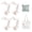 Style1, variant on 4PCS Cherry Blossom Iron Patch Embroidered for Jeans Jackets Bags Hats