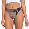 thumbnail image 1 of Fotbe Black Dragon Cliff Dawn Tanga Sin Costuras para Mujer con Estampado – Panties Invisibles, Transpirables y Cómodos para Uso Diario-XX-Large, 1 of 5