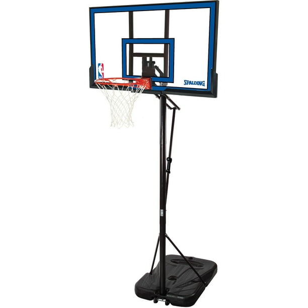 Spalding 48" Polycarbonate Portable Adjustable Backboard Hoop System