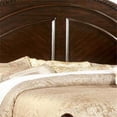 thumbnail image 7 of California King Bed with Paneled Details and Camelback Headboard, Brown, 7 of 7