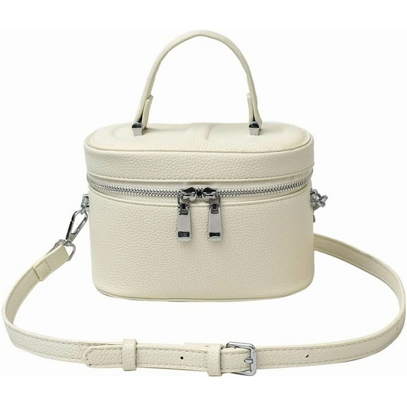 SPEKSEE Square Box Bag Crossbody Purse PU Leather Top-Handle Pouch Purse Designer Shoulder Bag for Women