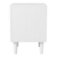 thumbnail image 4 of Kaalaslupa 2-Drawer Solid Wood Nightstand, White, 4 of 5