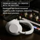 thumbnail image 3 of Auriculares inalámbricos Sony WH-1000XM6 con cancelación de ruido plateados, 3 of 9