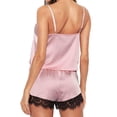 thumbnail image 4 of Ensemble de Pyjama Lingerie Babydoll en Satin et Dentelle pour Femmes, 4 of 5