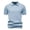 Light Blue, variant on Mens T-Shirts, Mens Textured Knit Shirt Short Sleeve Breathable Pineapple Pattern Open Collar Casual Business Tee Summer Vacation Beige XXL