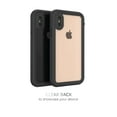 Body Glove Tidal Waterproof Phone Case for iPhone Xs Black/Clear
