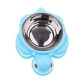 thumbnail image 2 of Alimentador Perro Tazón de Fuente Antideslizante Cuenco Alimentación Contenedor de - Tortuga Azul, 2 of 8