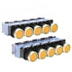 thumbnail image 3 of 10 piezas BEM38-11DS (LA38) Interruptor de botón plano con bloqueo automático de 22 mm con luz indicadora (amarillo), 3 of 8
