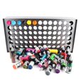 thumbnail image 2 of Fetcoi, Professional Tattoo Ink Cup Holder Stand Iron Wall Mounted Rack, 78 Holes Vertical Display Stand Organizer, 2 of 8