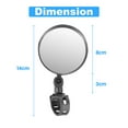 thumbnail image 4 of 2pc View Mirror 360° Adjustable Bicycle Handlebar Rearview Mirror, 4 of 7
