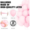 thumbnail image 3 of Pink Balloon Arch Kit Balloon Garland Kit Birthday Balloons Decorations 120pcs, 3 of 7