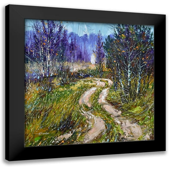 Chodyukov, Aleksander 15x15 Black Modern Framed Museum Art Print Titled - The Windig Road