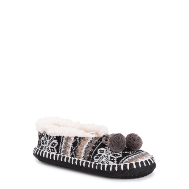 muk luks pom ballerina slippers