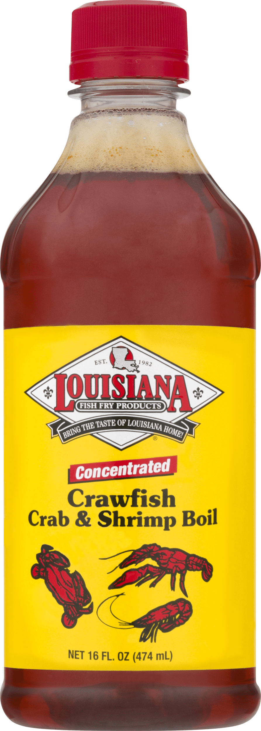 Louisiana Fish Fry Crawfish Concentrated Crab & Shrimp Boil, 16 oz