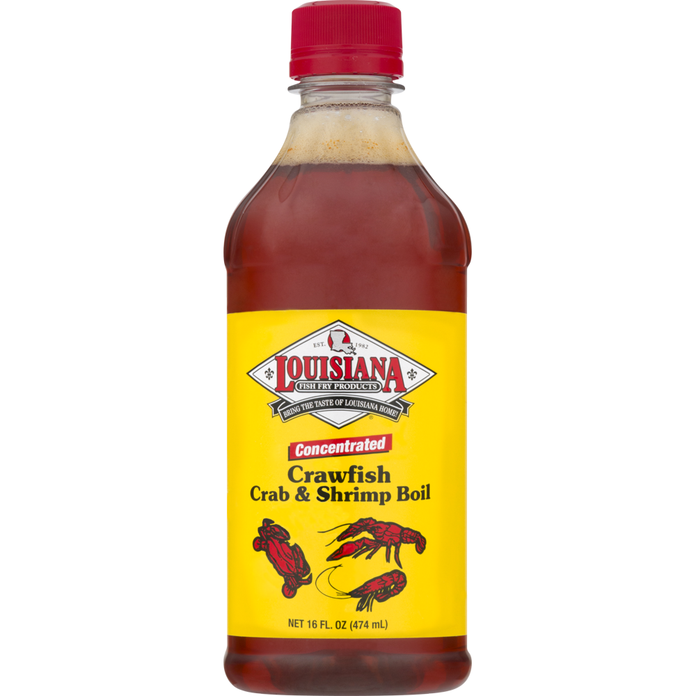 Louisiana Fish Fry Crawfish Concentrated Crab & Shrimp Boil, 16 oz