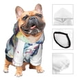 thumbnail image 3 of Haiem Watercolor Snake for Winter Dog Hoodie Sweatshirts with Pockets Warm Dog Clothes for Small Dogs Chihuahua-Medium, 3 of 7