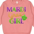 thumbnail image 3 of Inktastic Mardi Gras Girl Toddler Sweatshirt, 3 of 4