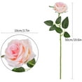 thumbnail image 4 of 10 pcs Artificial Roses Flowers Long Stem Fake Silk Rose for Home Wendding Decorations, 4 of 7