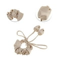 thumbnail image 3 of Unique Bargains 1 Pc Elegant Tulip Pendant Hair Scrunchies Hair Ties Khaki, 3 of 5