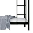 thumbnail image 5 of Castle Place Modern Twin over Twin Wooden Bunk Bed, Black, 5 of 8