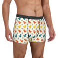 thumbnail image 5 of Men's Boxer Briefs, Classic Colorful Cute Squirrel Soft Comfy Mens Underwear Boxer Briefs Breathable With Widen Waist, 5 of 7