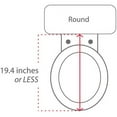thumbnail image 4 of Lotus ATS-908 Round Smart Toilet Seat Bidet, White, 4 of 7