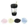 thumbnail image 1 of Cubiertas Para Vasos De Bebidas, Cubierta Para Bebidas Con Agujero De Paja, Fácil Limpieza Para Clubes, 1 of 7