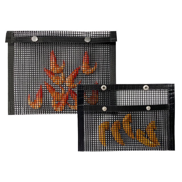 Worallymy malla antiadherente estera para parrilla resistente a altas temperaturas bolsa para asar al aire libre Picnic herramienta para hornear Worallymy JD735804581