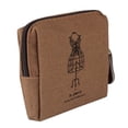 thumbnail image 3 of Coofit Portefeuille à Fermeture Éclair Mode Rétro en Lin Porte-Monnaie Sac à Argent pour Femmes, 3 of 10