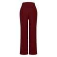 thumbnail image 5 of Women's Stretchy Wide Leg Palazzo Lounge Pants Casual Comfy High Waist, 5 of 7
