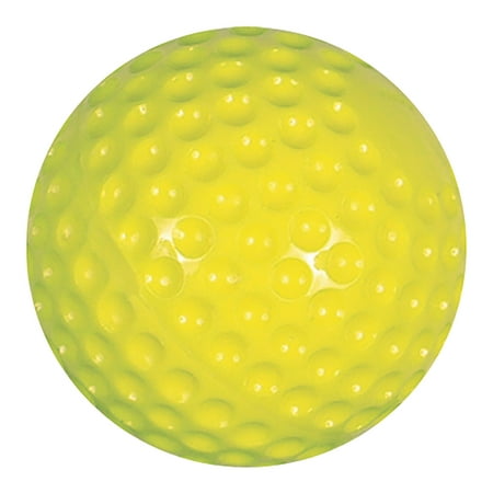 Champro Sports Dimple Molded 11" Softballs, Optic Yellow, 12 Pack