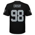 thumbnail image 3 of Youth Maxx Crosby Black Las Vegas Raiders Replica Player Jersey, 3 of 3