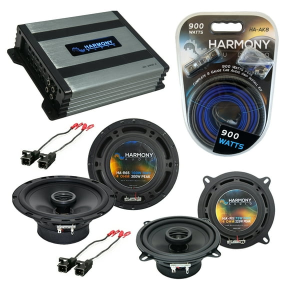 Chevy Tahoe 2007-2014 Factory Speaker Upgrade Harmony R65 R5 & HA-A400.4 Amp