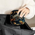 thumbnail image 6 of Owl Pad Bag Period Pouch Travel Pouch Women Small Stationary Pouch with Zipper Compartments for Sanitary Napkins, 6 of 6