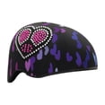 thumbnail image 1 of Casco Bicicleta Bokeh Bling Corazones Negro Niña C-Preme, 1 of 4