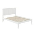 thumbnail image 1 of Leo & Lacey Madison Full Solid Wood Platform Bed in White, 1 of 4