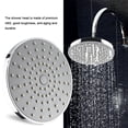 thumbnail image 2 of Cabezal de ducha Nikou de lluvia alta presión redondo 6 pulgadas cromado accesorios de baño, 2 of 11